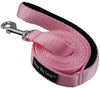 Dogs My Love 6ft Long Neoprene Padded Handle Nylon Leash 4 Sizes Pink