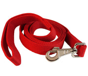 Dog Leash 1" Wide Cotton Web 6 Feet Long for Training Swivel Locking Snap, Rottweiler, Cane Corso
