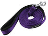 Dogs My Love 6ft Long Neoprene Padded Handle Nylon Leash 4 Sizes Purple