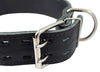 Thick Genuine Leather Spiked Dog Collar 2" wide Sized to Fit 18"-22" Neck Corso, Rottweiler, Pitbull
