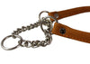 Martingale Genuine Leather Dog Collar Choker Large to XLarge 21"-25" Neck, Cane Corso, Shepherd