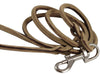 Genuine Leather Rope Leash 4ft Long 1/4" Diam for Medium dogs.