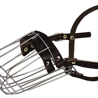 Metal Wire Basket Dog Muzzle Doberman Pinscher Female, Collie. Circumference 10.75", Length 4"
