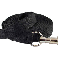 Dog Leash 1.2" Extra Wide Nylon 15 Feet Extra Long for Training Secure Locking Snap