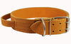 Genuine Leather 25"x1.75" Wide Handle Collar Fits 18"-21" Neck Tan Large Pitbull, Doberman