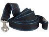 Heavy Duty Nylon Dog Leash 1.4" Wide, 6ft Length with Leather Padded Handle XLarge Great Dane, Corso