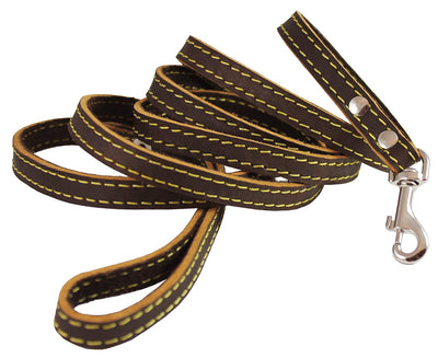 Genuine Thick Leather Classic Dog Leash 1/2