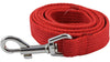 Dog Leash 4.5ft Long Cotton Web for Training, Red 4 Sizes