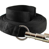 Dog Leash 1.2" Extra Wide Nylon 30 Feet Long for Training Secure Locking Snap