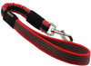 Bungee Shock Absorbing Dog Short Leash Large 20" Long 1" Wide Traffic Lead Red