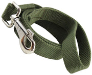 DogLeash 1" Wide Cotton Web 4 Ft Long for Training Swivel Locking Snap, Pitt Bull, Amstaff