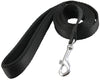 Dogs My Love 6ft Long Neoprene Padded Handle Nylon Leash 4 Sizes Black
