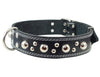 Genuine 1.75" Wide Thick Leather Studded Dog Collar. Fits 21.5"-26" Neck, XLarge Breeds Great Dane