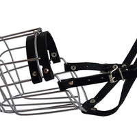 Dogs My Love Metal Wire Basket Dog Muzzle Saint Bernard, Mastiff, Great Dane Circumf 17" Length 5.5"