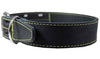 Genuine Thick Leather Dog Collar 20"-27" Neck Size, 1.75" Wide, Black Mastiff, Great Dane