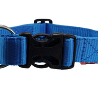 Heavy Duty Adjustable Nylon Dog Collar 1.5" Wide. Fits 17"-27.5" Neck XLarge, Cane Corso, Mastiff
