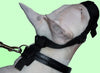 Adjustable Nylon Dog Muzzle No Bite 10"-13.3"Size Large Black Bullterrier, Doberman, German Shepherd