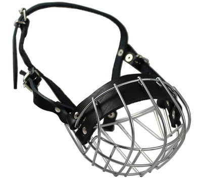 Metal Wire Basket Dog Muzzle Boxer, Bulldog Male. Circumference 14