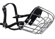 Metal Wire Basket Dog Muzzle Rottweiler. Circumference 15", Length 4.75"