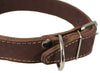 Genuine Leather Spiked Studded Dog Collar 1.5" Wide 18"-22" Neck Retriever, Doberman, Rottweiler