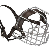 Dogs My Love Metal Wire Basket Dog Muzzle Rottweiler Large Male. Circumference 16.5", Length 4.5"