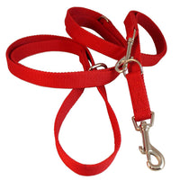 Dogs My Love 6 Way European Multi-functional Cotton Web Dog Leash, Adjustable Lead 50"-90" Long