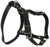 Real Leather Dog Walking Harness Medium Black, 21" - 26" Chest