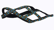 Weight Pulling Sledding Dog Harness X-back Style Black Small, 18" Neck Circumference