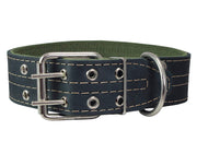 Genuine Leather Dog Collar 1.75" Wide Padded