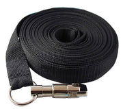 Dog Leash 1" Wide Nylon 15 Feet Long for Training Swivel Locking Snap