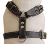 Genuine Leather Dog Harness, 25"-30" Chest, 1" Wide Adjustable Straps for Medium and Large Dogs