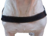 Genuine Black Leather Dog Pulling Walking Harness XLarge. 35"-39.5" Chest, 1.5" Wide Straps