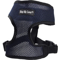 Dogs My Love Soft Mesh Walking Harness for Dogs and Puppies 6 sizes Blue