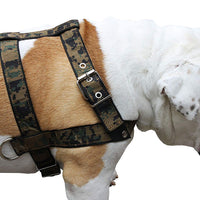 Camouflage Dog Training Walking Dog Harness 3 Sizes Nylon