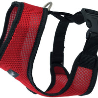 Dogs My Love Soft Mesh Walking Harness for Dogs and Puppies 6 sizes Red