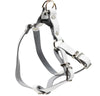 Genuine Leather Adjustable Step-in Dog Harness 2 Sizes Small XSmall [White]