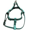 Genuine Leather Adjustable Step-in Dog Harness 2 Sizes Small XSmall [Turquoise]