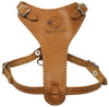 Genuine Leather Dog Harness 14"-17" Chest Adjustable 1/2" Straps Small