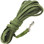 Dogs My Love 30ft Cotton Web Tracking Dog Leash 3/8" Wide Extra Long Training Lead Small
