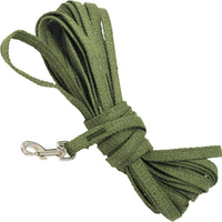 Dogs My Love 30ft Cotton Web Tracking Dog Leash 3/8" Wide Extra Long Training Lead Small