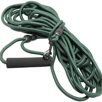 Braided Nylon Rope Tracking Dog Leash, Green 30-Feet 3/8" Diameter Training Lead Medium