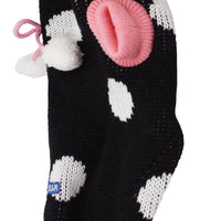 Dog Sweater Knitted Pullover Warm Winter Clothing Pink and Black 4 Sizes XSmall Small